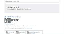 Desktop Screenshot of linuxlifecycle.com