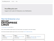 Tablet Screenshot of linuxlifecycle.com
